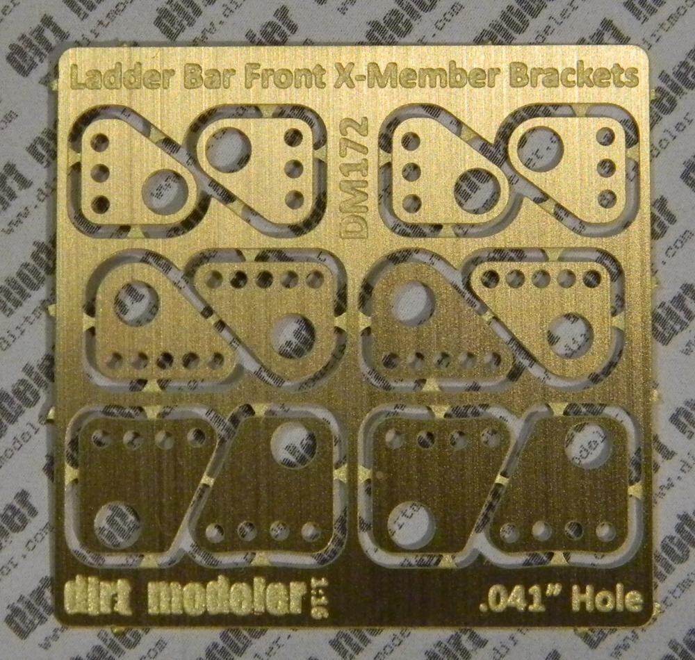 DM172 - Ladder Bar Front Crossmembers Brackets | Drag Racing | Dirt Modeler